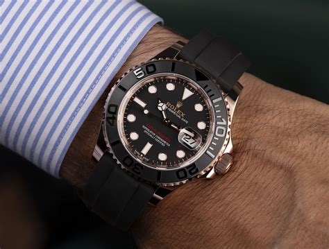 rolex yachtmaster 2 rose gold review|Rolex yacht master 2 gold price.